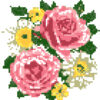 Pink Roses Cross Stitch Pattern - Image 2
